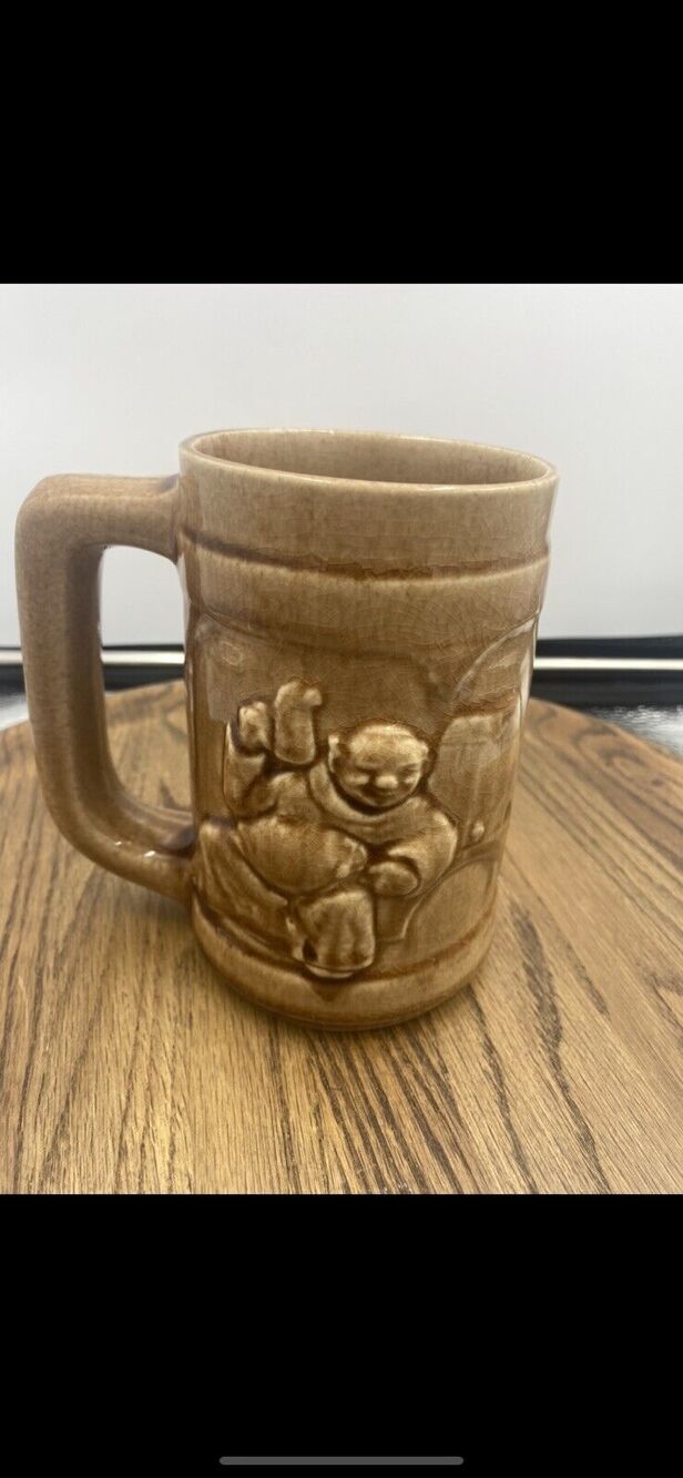 Monk Stein/Mug Embossed Stoneware Mug 2/2026